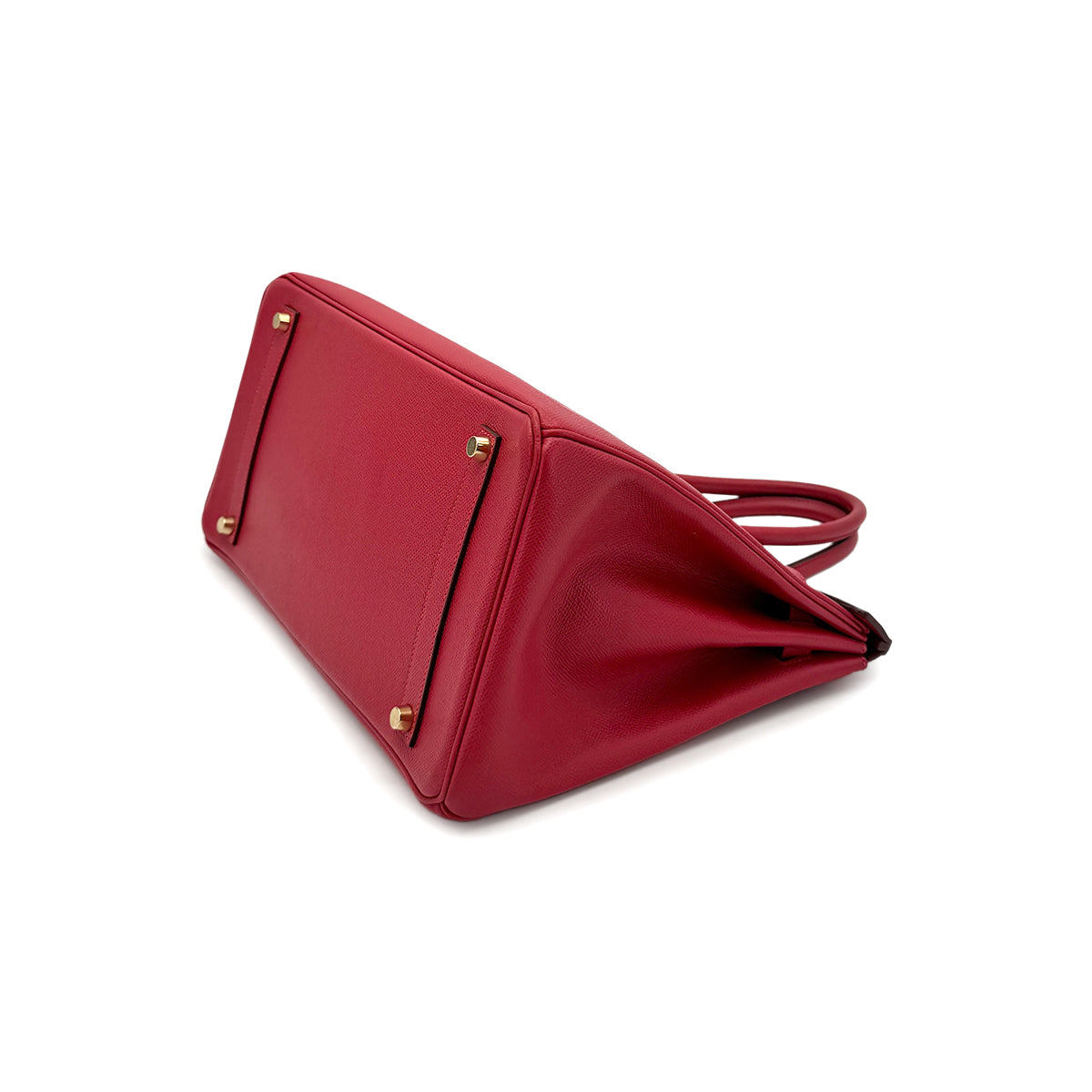 HERMES BIRKIN 35 ROUGE VIF EPSOM HAND BAG □G GHW 90275782