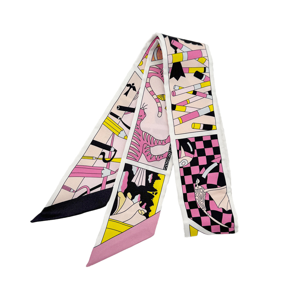 HERMES TWILLY FACTORY SUITE SCARF MULTICOLOR 90275795