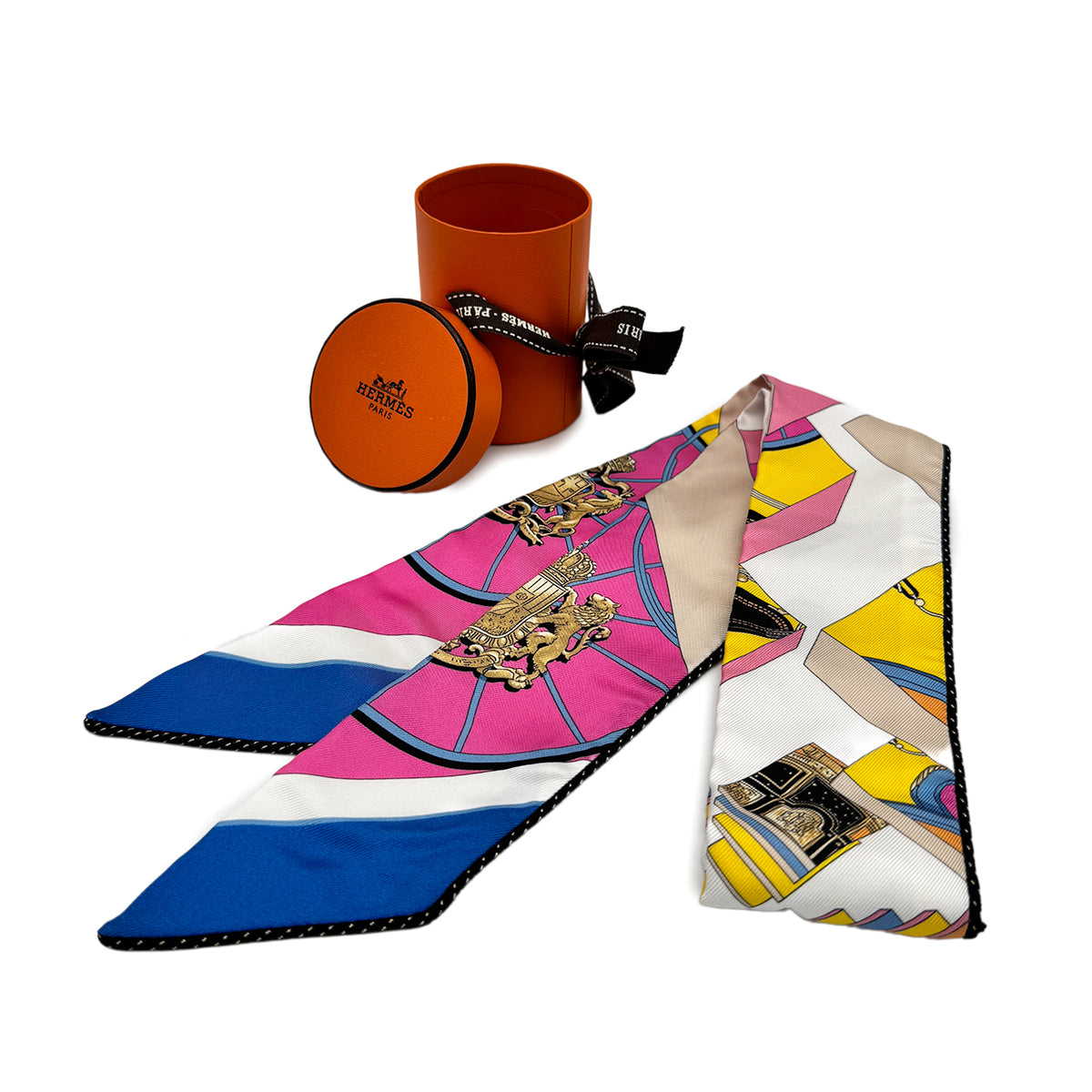 HERMES TWILLY SPRINGS SPRINGS SCARF MULTICOLOR 90275796