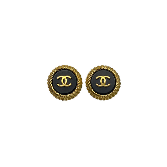CHANEL VINTAGE EARRINGS COCOMARK ACCESSORY 95C 90275807