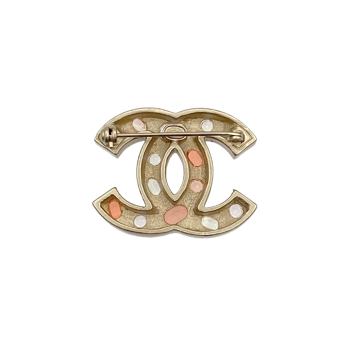CHANEL COCOMARK BROOCH COLOR STONE ACCESSORY 07A 90275817