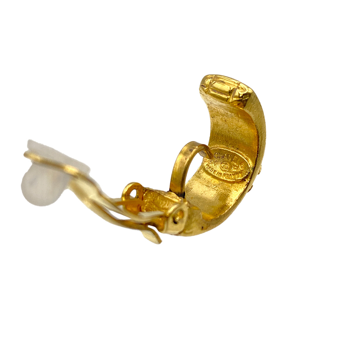 CHANEL VINTAGE EARRINGS COCOMARK HOOP ACCESSORY 96P 90275828