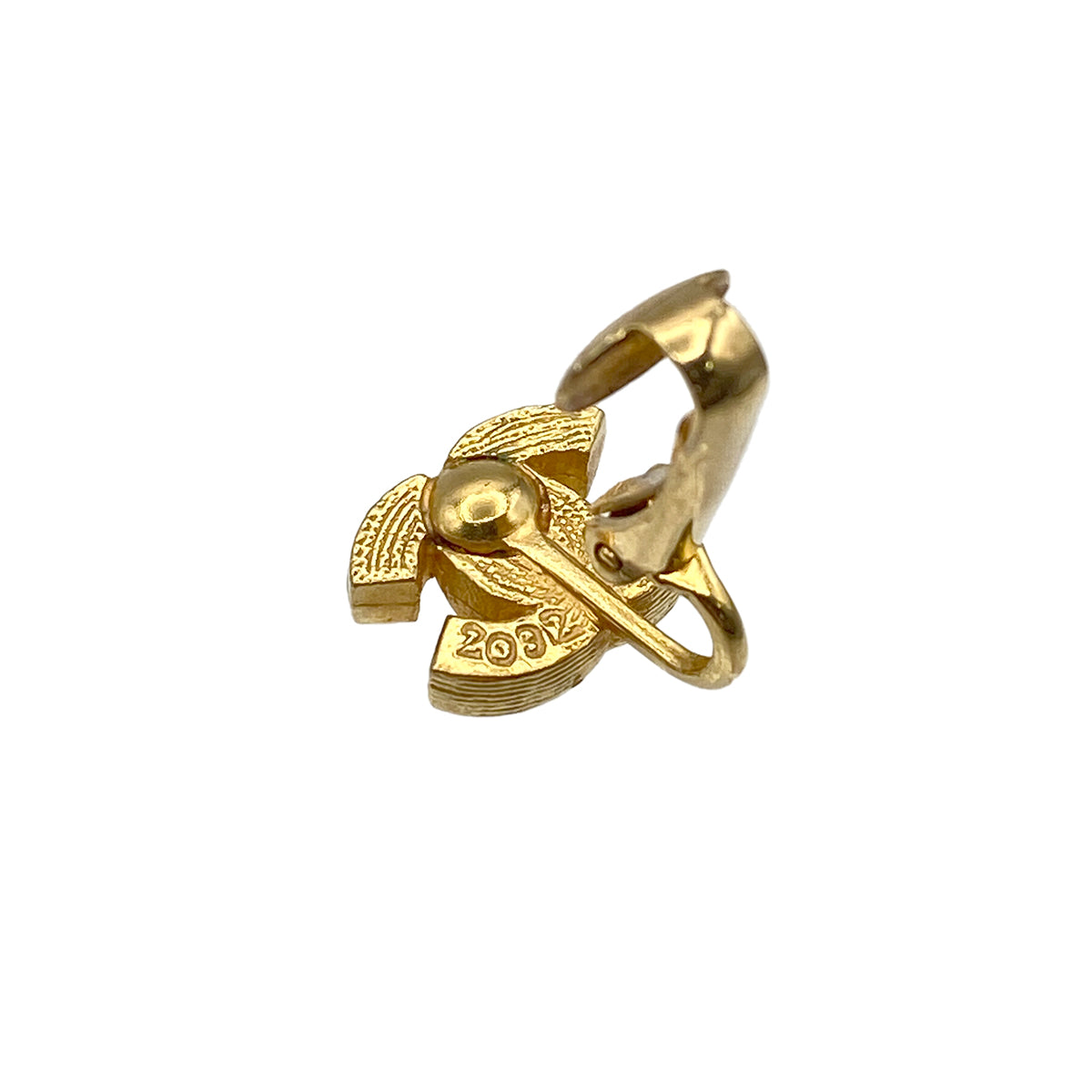 CHANEL VINTAGE EARRINGS COCOMARK RHINESTONE ACCESSORY 90275830