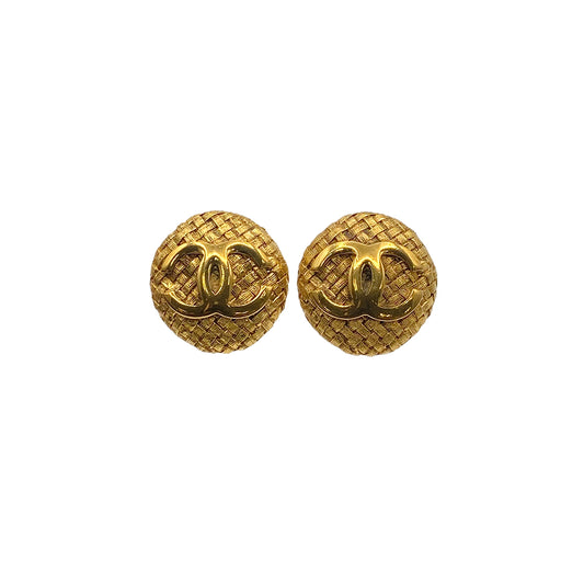 CHANEL VINTAGE EARRINGS COCOMARK LOGO ACCESSORY 29 90275831