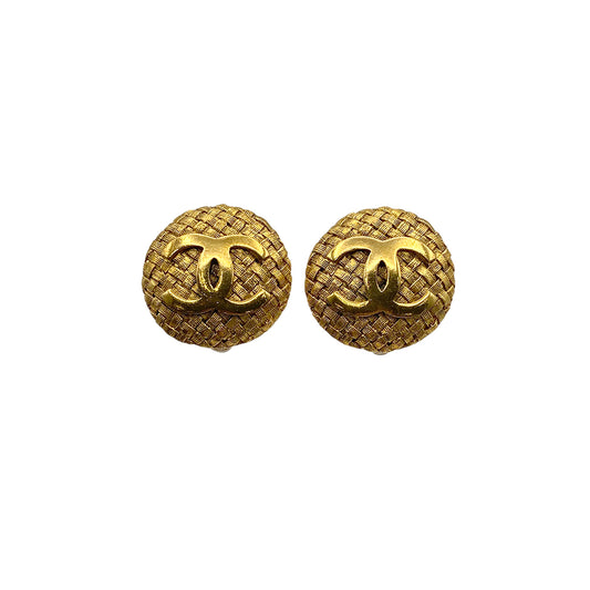 CHANEL VINTAGE EARRINGS COCOMARK LOGO ACCESSORY 29 90275832