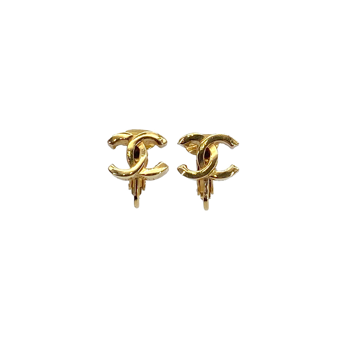 CHANEL VINTAGE EARRINGS COCOMARK GOLD ACCESSORY 90275834