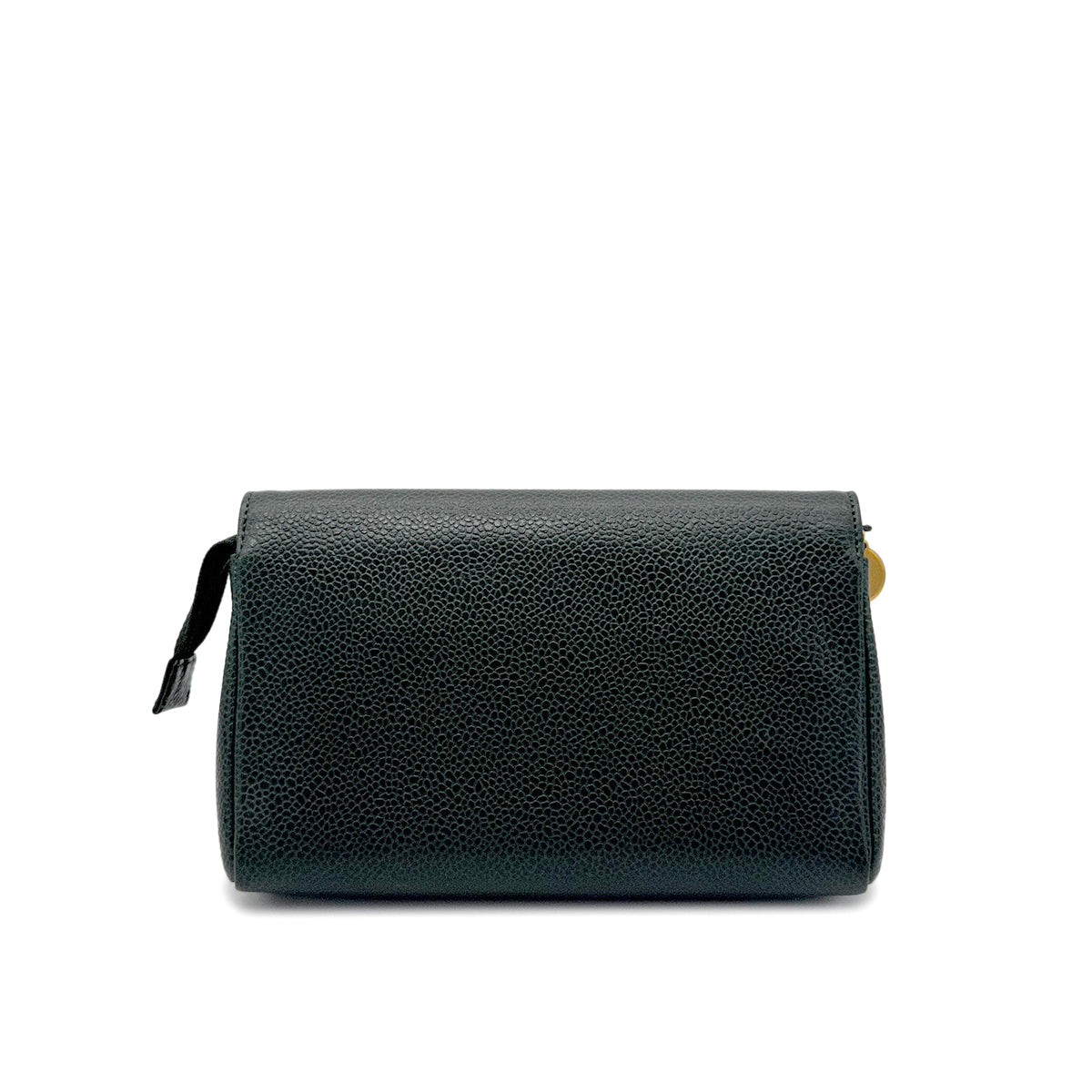 CHANEL VINTAGE COCOMARK POUCH GREEN CAVIAR SKIN 90275838