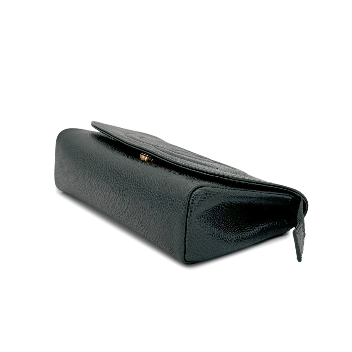 CHANEL VINTAGE COCOMARK POUCH GREEN CAVIAR SKIN 90275838