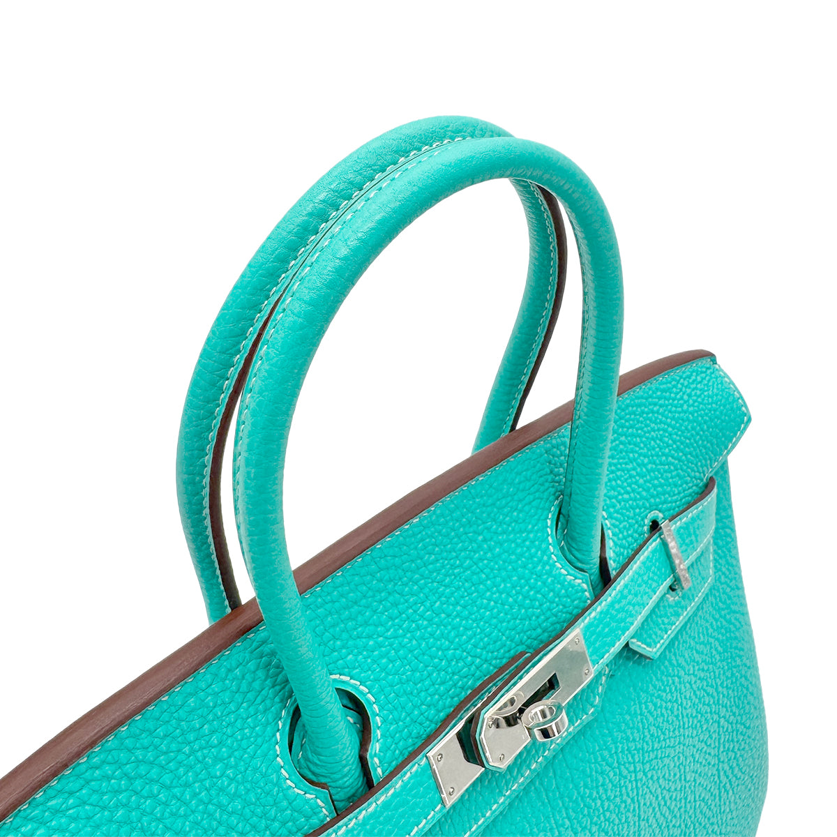 HERMES BIRKIN 30 LAGON TOGO HAND BAG □L SHW 90275914