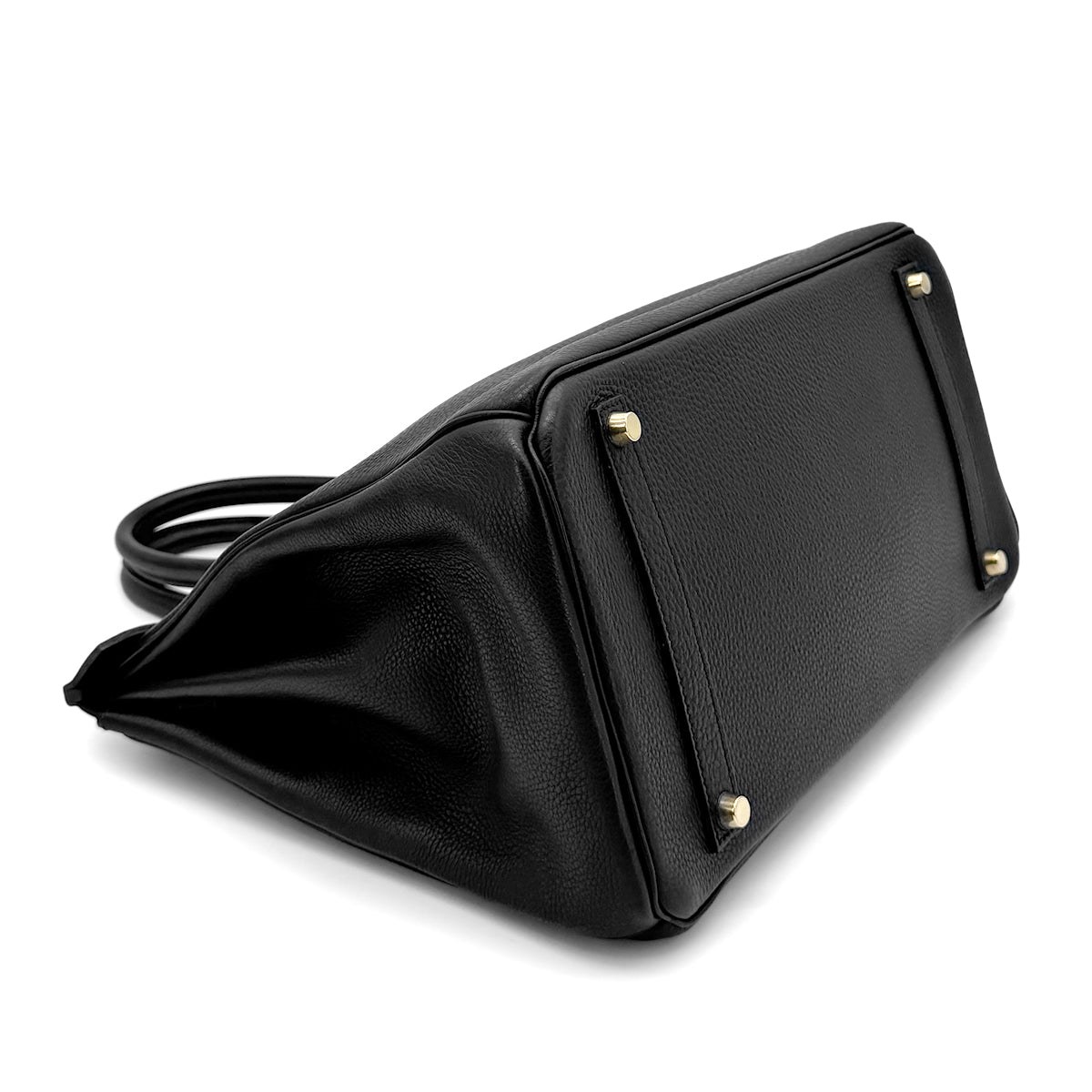 HERMES BIRKIN 35 BLACK TOGO HAND BAG □C GHW 90275915