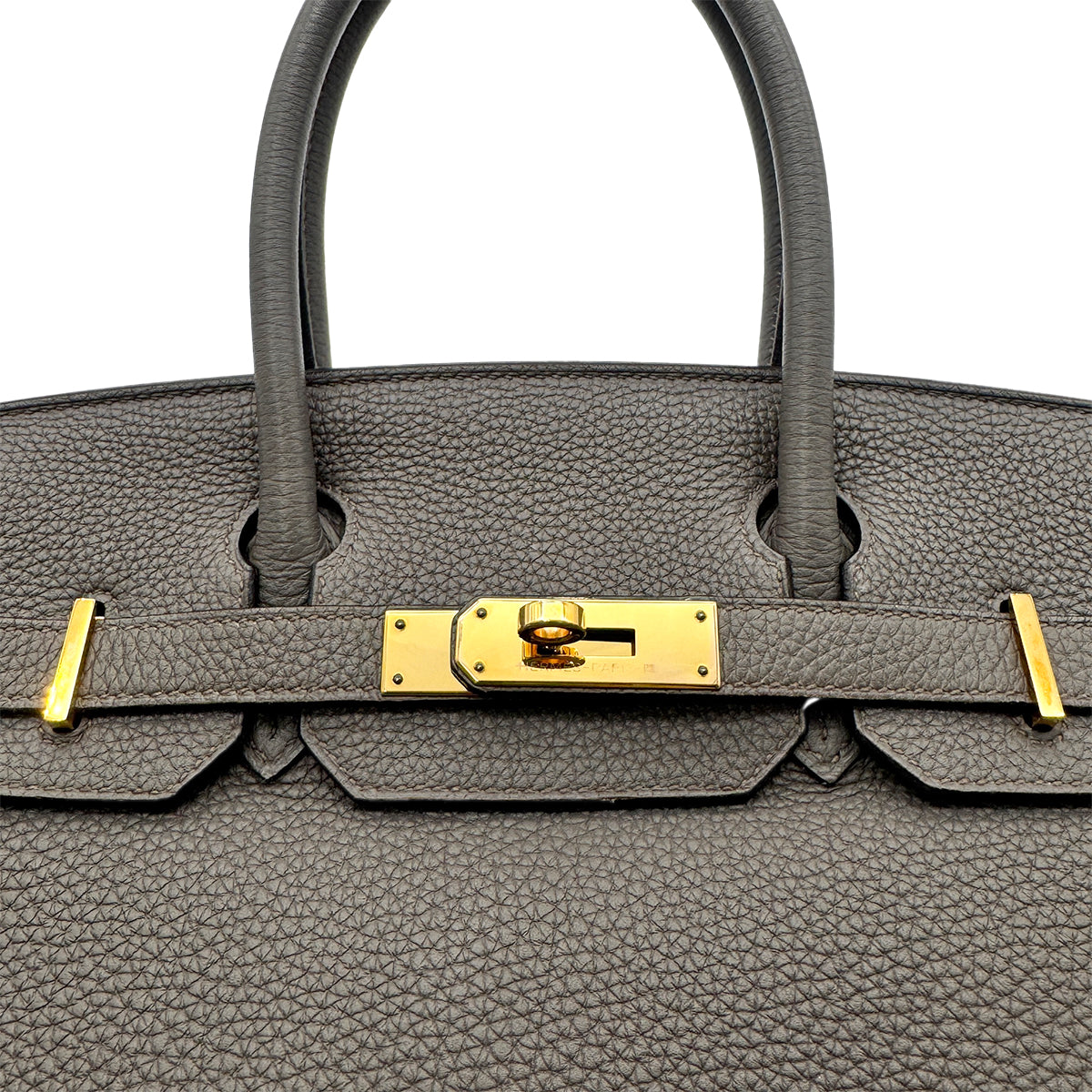 HERMES BIRKIN 30 ETAIN TOGO HAND BAG D GHW 90275916