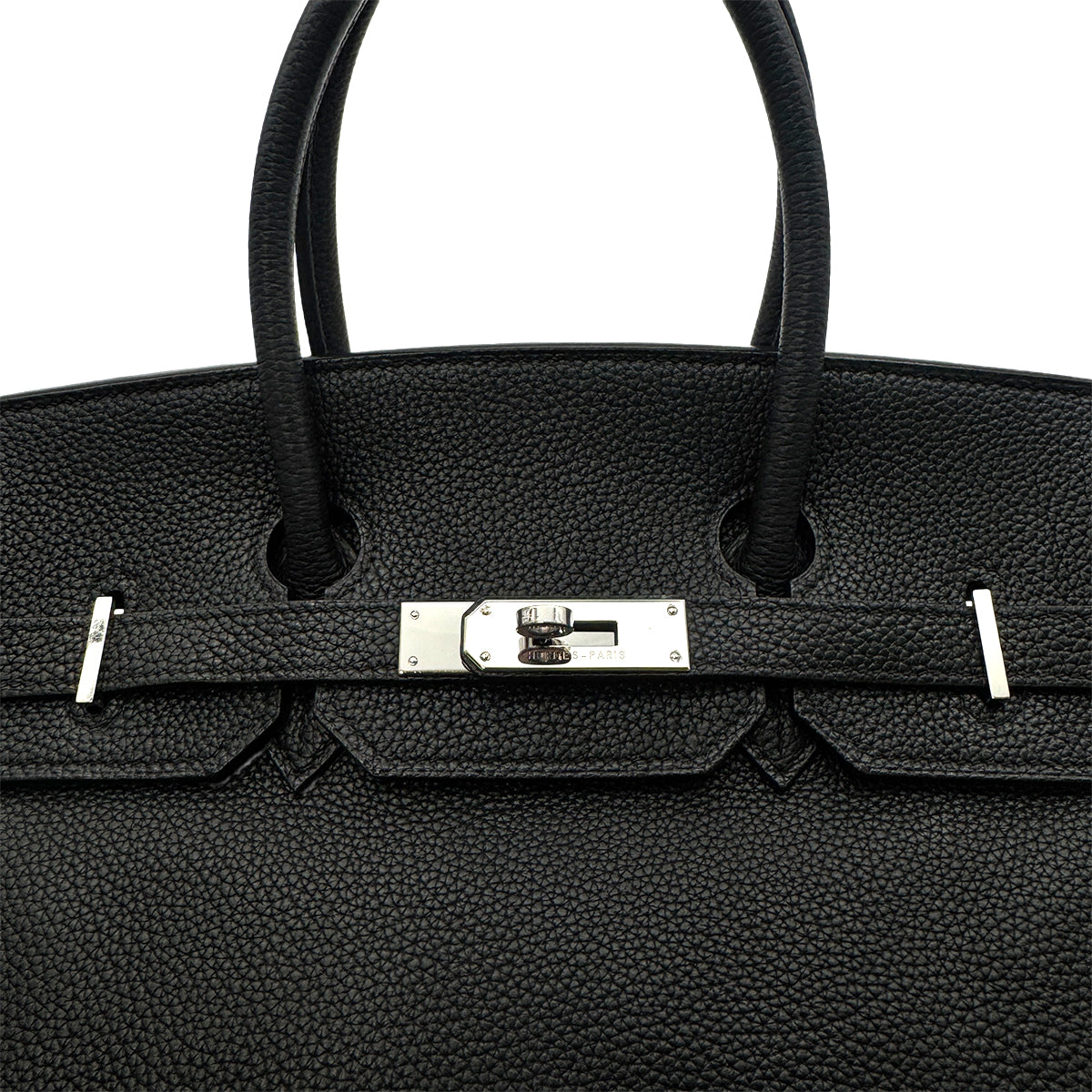HERMES BIRKIN 35 BLACK TOGO HAND BAG □H SHW 90275918