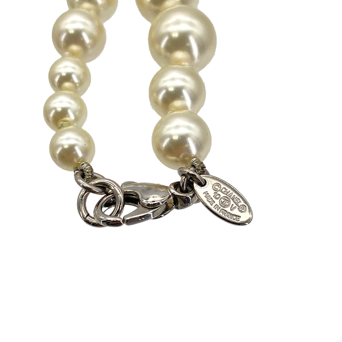 CHANEL NECKLACE COCOMARK FAUX PEARL ACCESSORY 10V 90275924