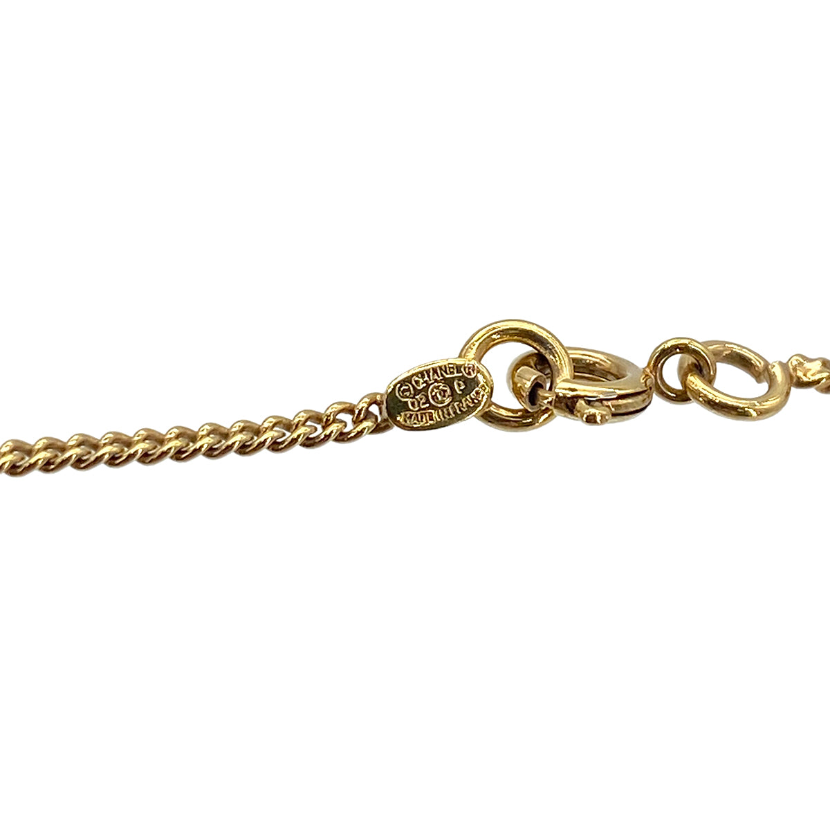 CHANEL NECKLACE COCOMARK RHINESTONE PINK ACCESSORY 02P 90275929