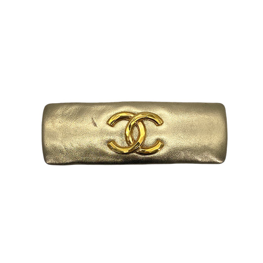 CHANEL VINTAGE VALLETTA COCOMARK GOLD HAIR ACCESSORY 90276333
