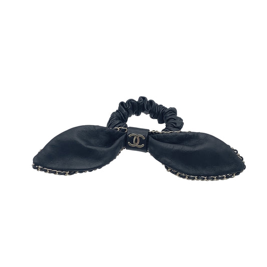 CHANEL HAIR RUBBER COCOMARK RIBBON HAIR ACCESSORY A22S 90276350