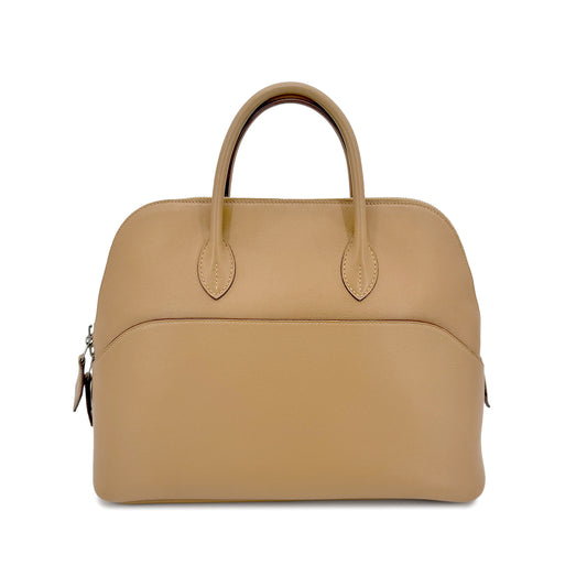 HERMES BOLIDE 1923 30 BISCUIT VEAU SWIFT HAND BAG □L SHW 90276365