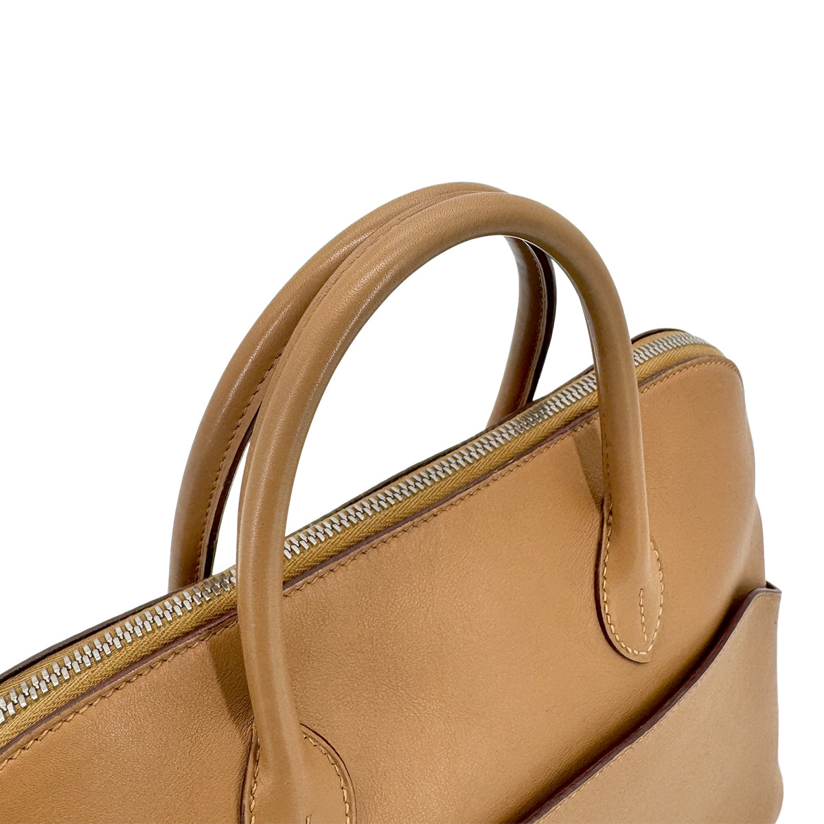 HERMES BOLIDE 1923 30 BISCUIT VEAU SWIFT HAND BAG □L SHW 90276365