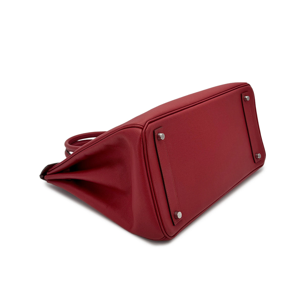 HERMES HAUT A COURROIES 36 ROUGE VIF EPSOM HAND BAG □K SHW 90276386