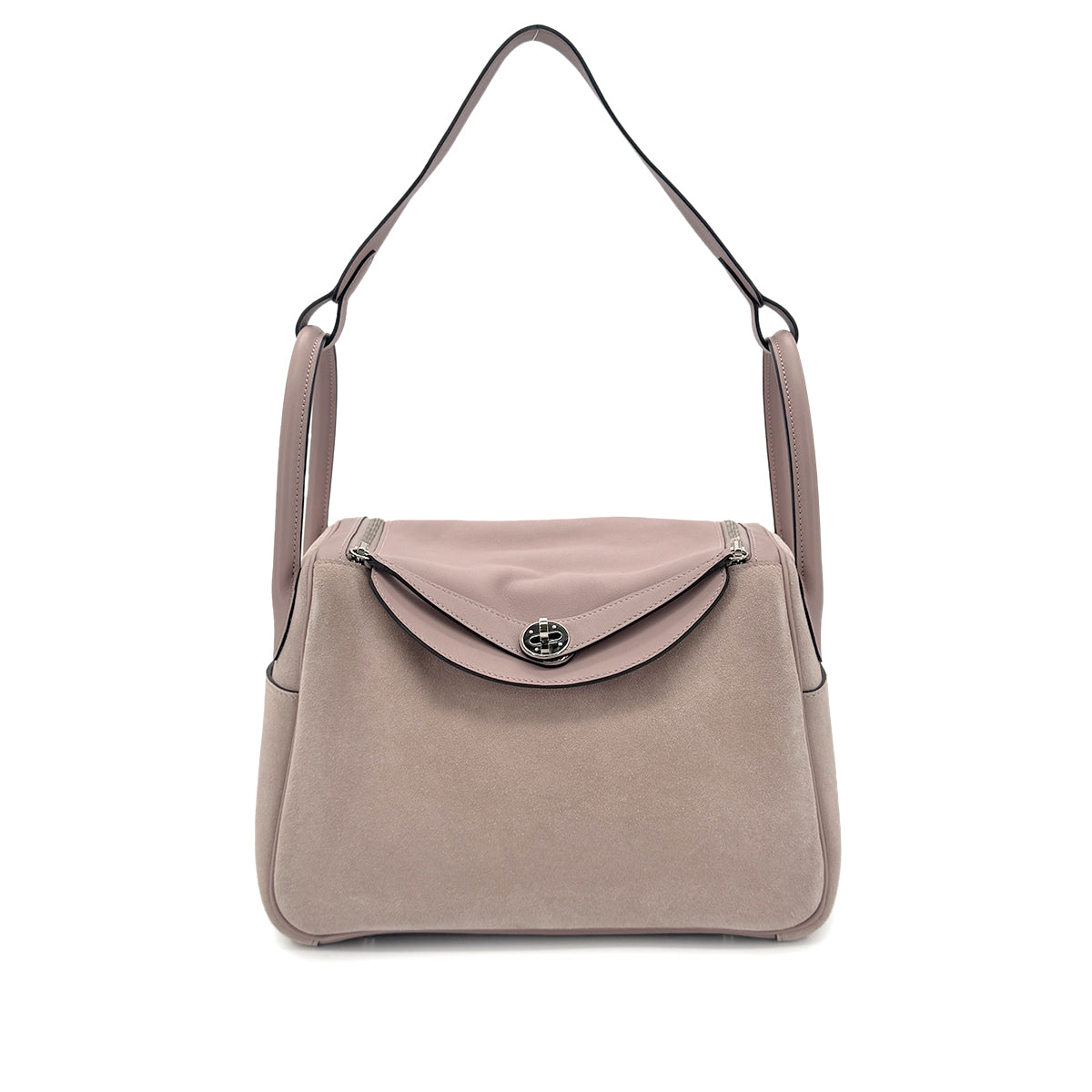 HERMES LINDY 30 GLYCINE SWIFT GRIZZLY SHOULDER BAG X SHW 90276392