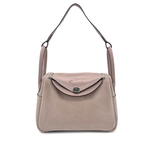 HERMES LINDY 30 GLYCINE SWIFT GRIZZLY SHOULDER BAG X SHW 90276392
