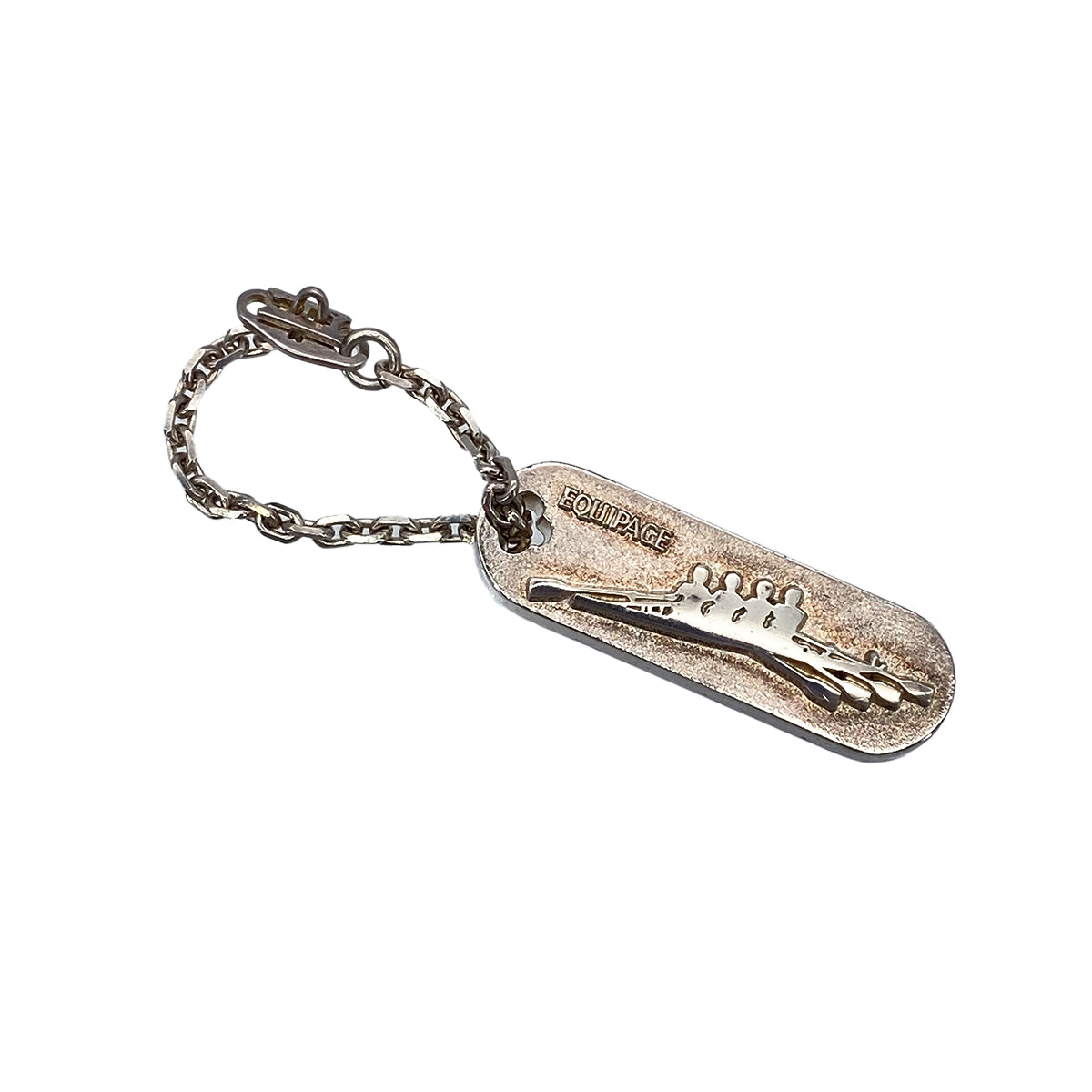 HERMES BAG CHARM EQUIPAGE SILVER ACCESSORY 90276649