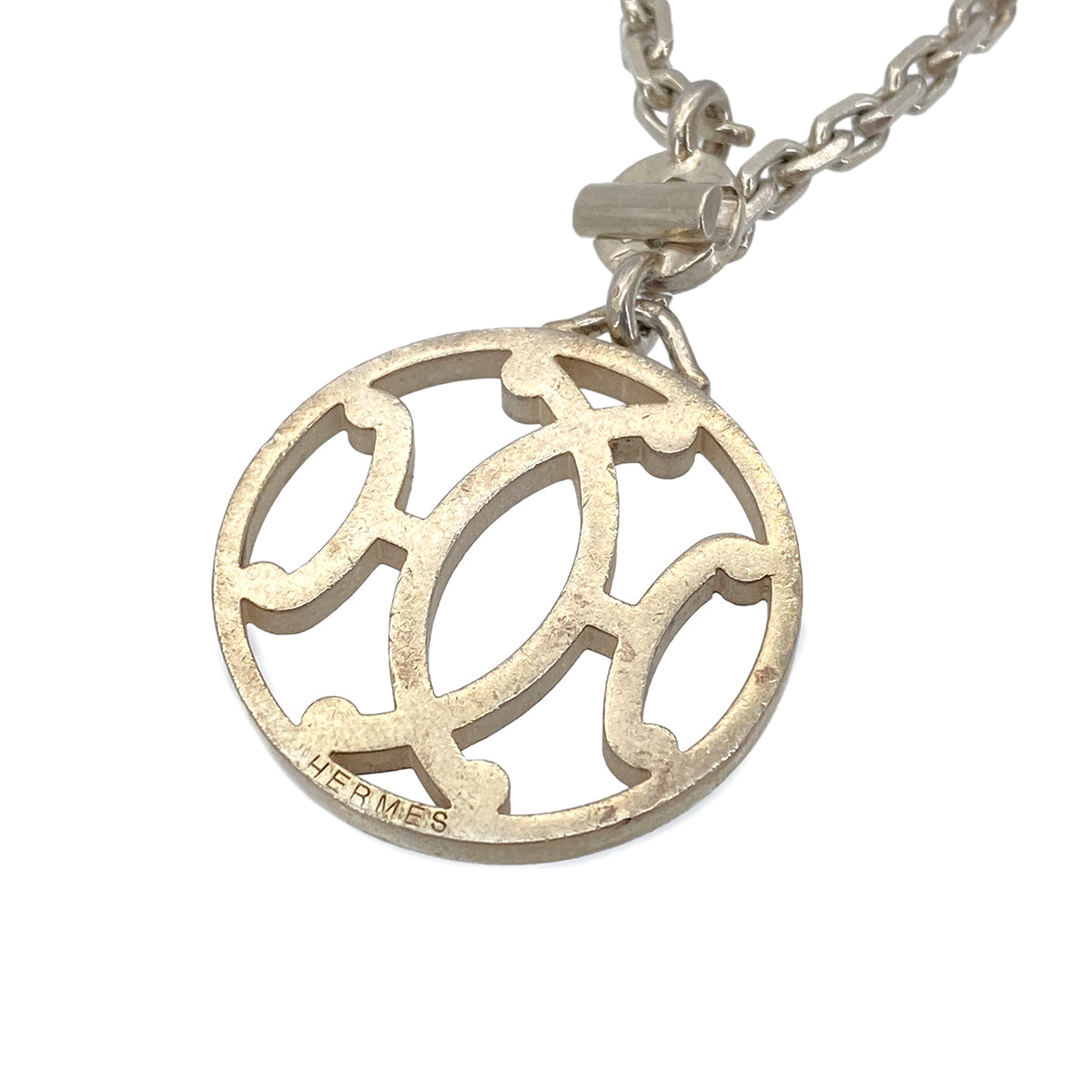 HERMES BAG CHARM SILVER ACCESSORY 90276659