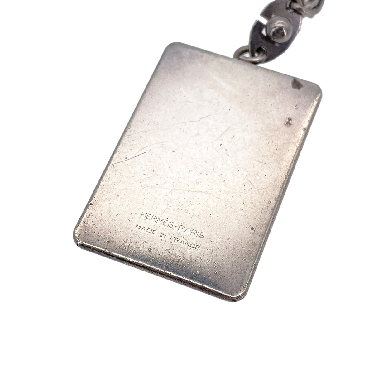 HERMES EMAIL BAG CHARM CLOISONNE HORSE BROWN ACCESSORY 90276684