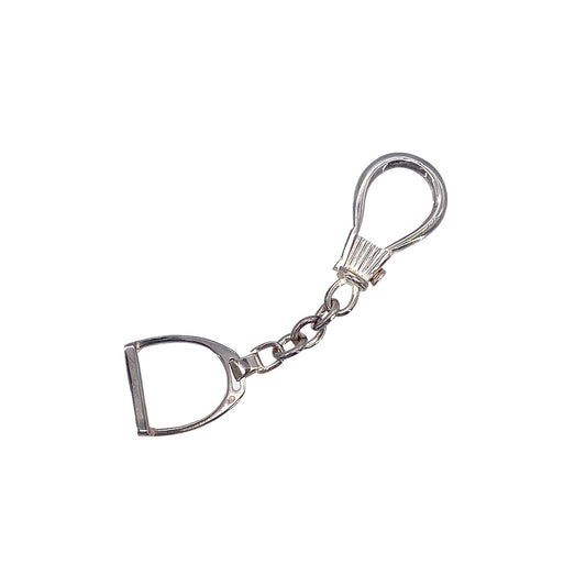 HERMES ETRIER KEY RING SILVER ACCESSORY 90276688