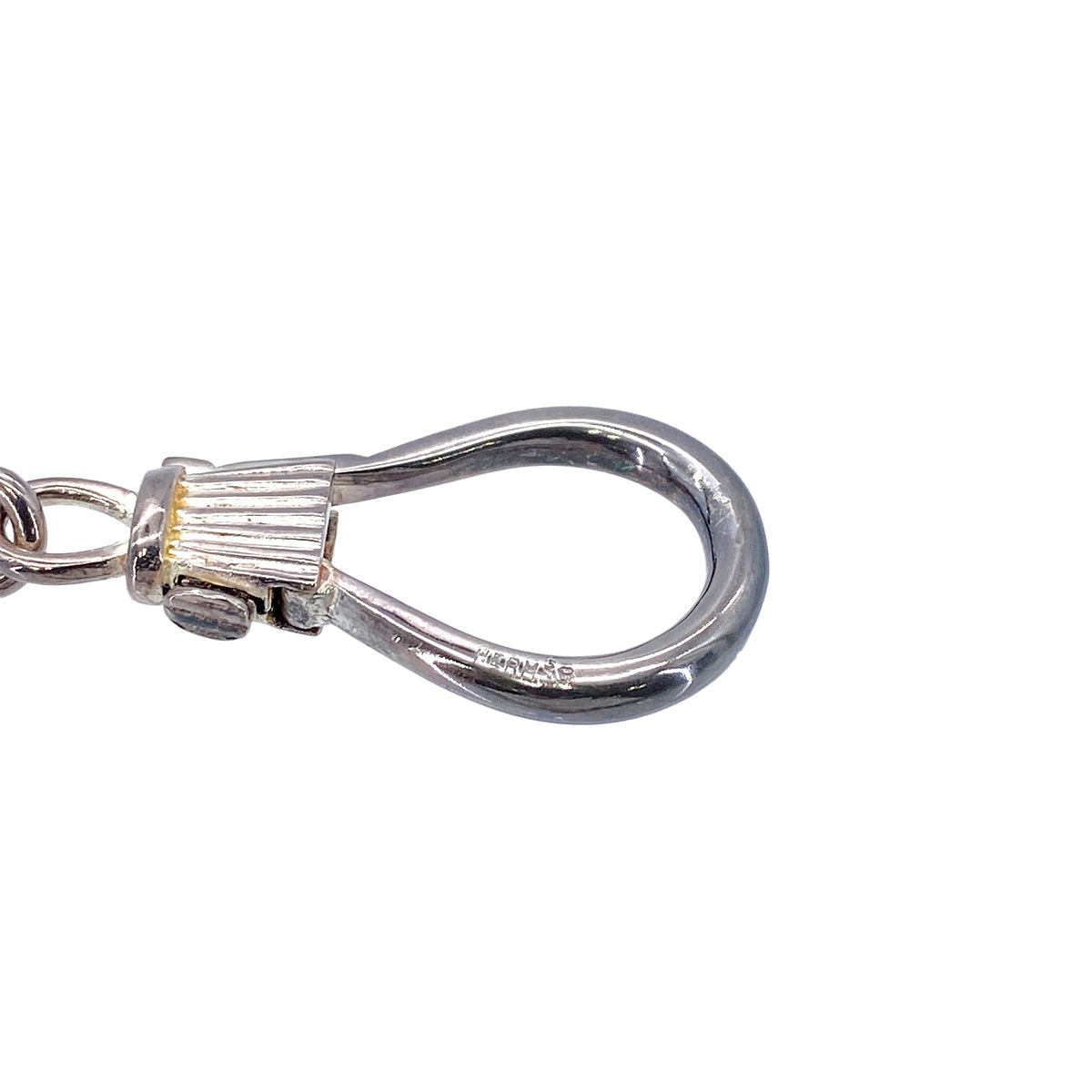 HERMES ETRIER KEY RING SILVER ACCESSORY 90276688