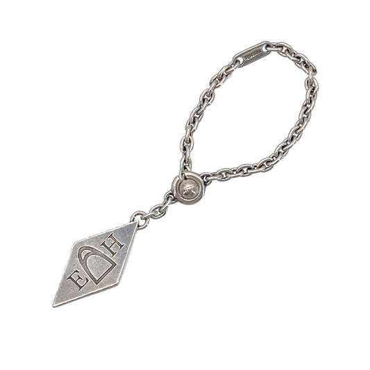 HERMES BAG CHARM DIAMOND SILVER ACCESSORY 90276694