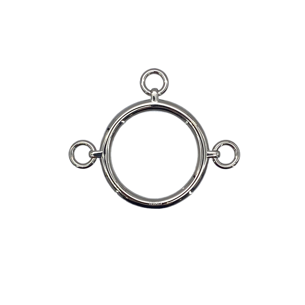 HERMES MEGA LOOP SCARF RING SILVER ACCESSORY 90276716