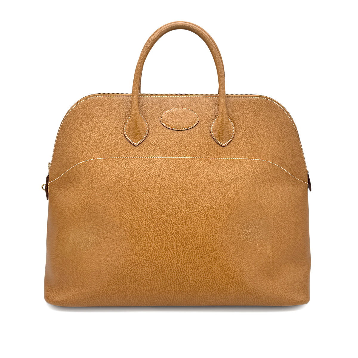 HERMES BOLIDE 45 NATURAL ARDENNES HAND BAG 〇X GHW 90276751
