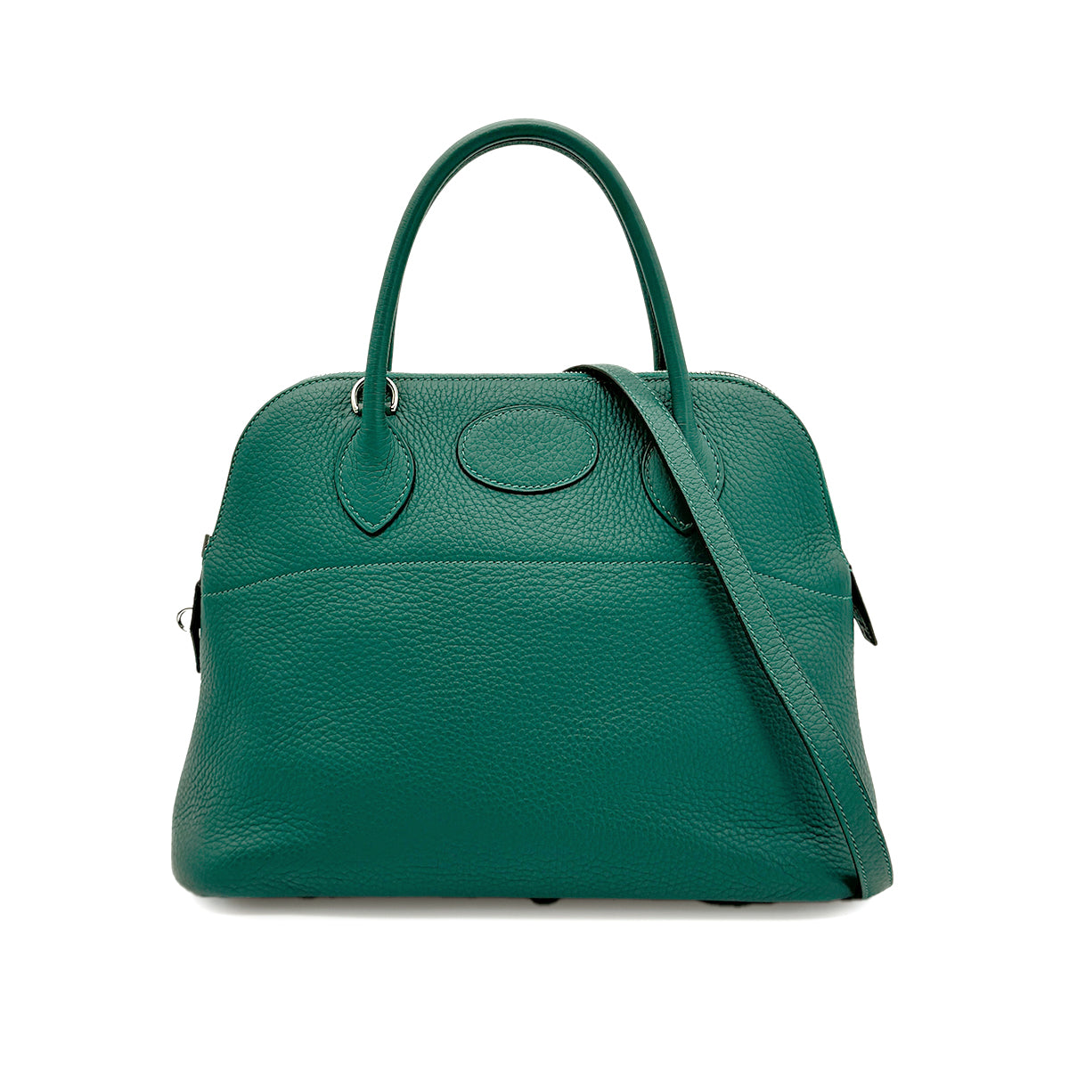 HERMES BOLIDE 31 MALACHITE TAURILLON CLEMENCE HAND SHOULDER BAG □R 90276759