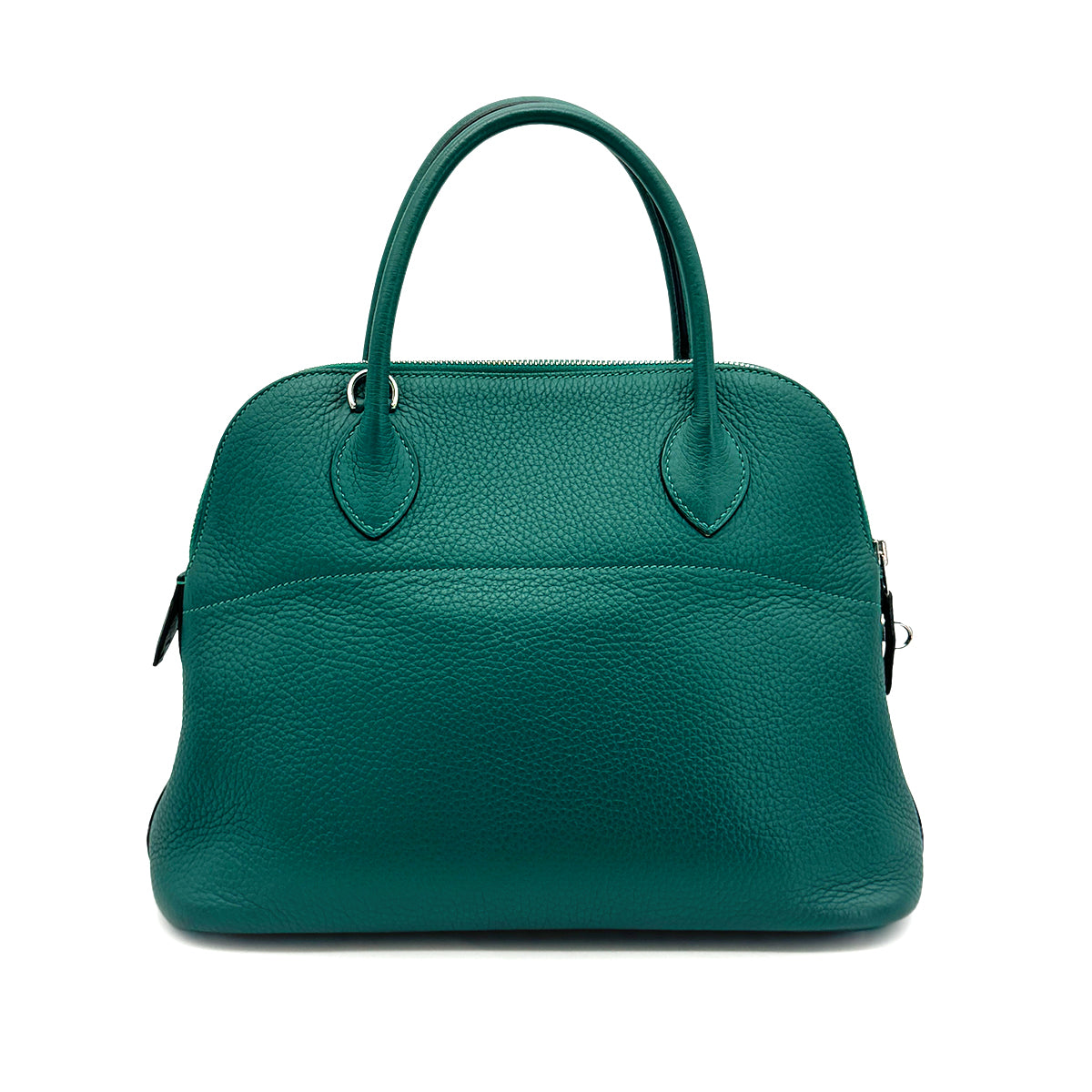 HERMES BOLIDE 31 MALACHITE TAURILLON CLEMENCE HAND SHOULDER BAG □R 90276759