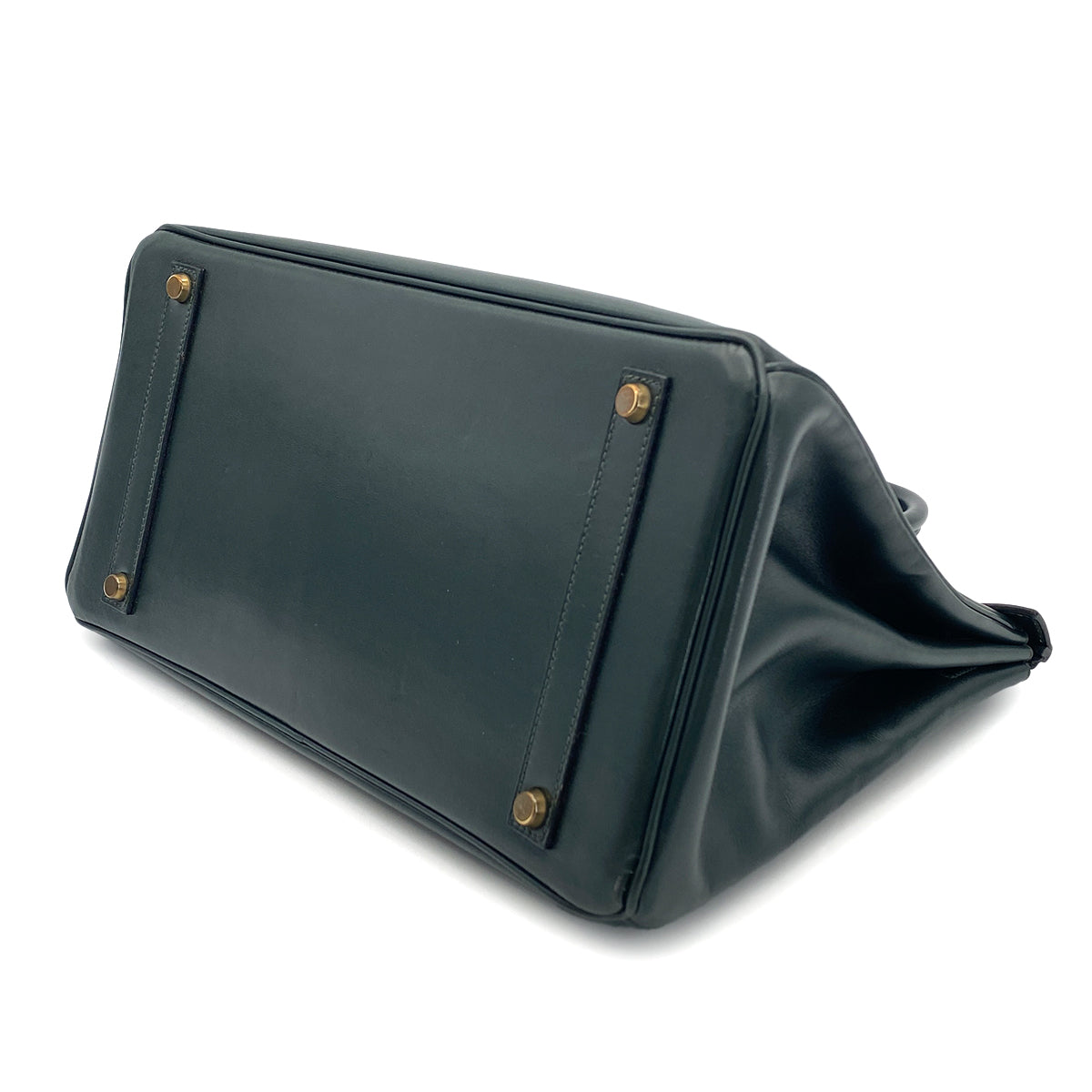 HERMES BIRKIN 35 GREEN BOXCALF HAND BAG 〇Y GHW 90276761