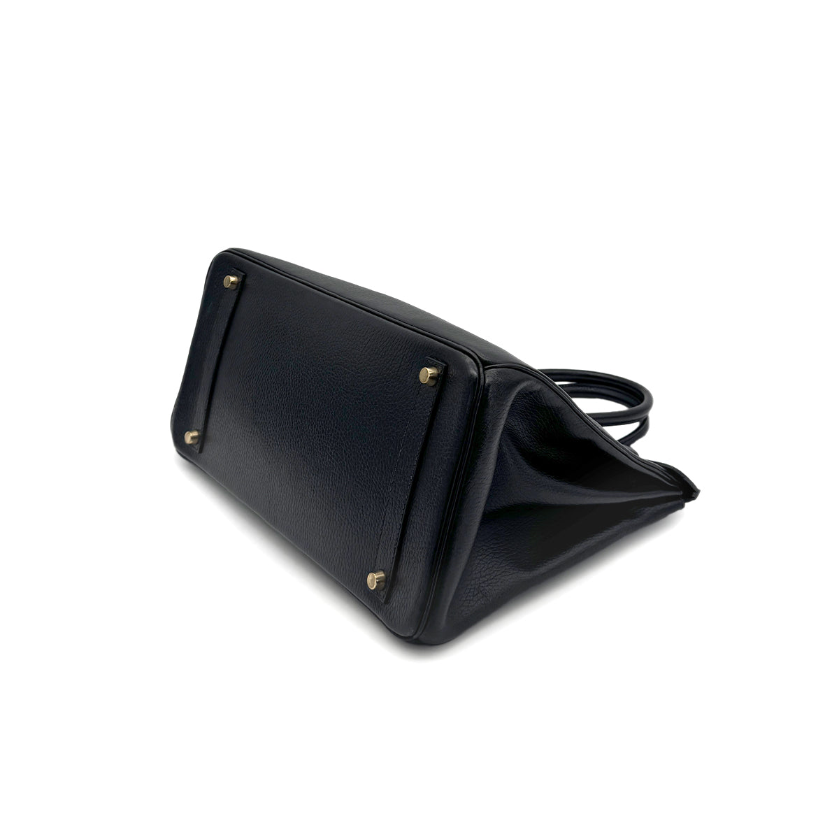 HERMES BIRKIN 35 BLACK ARDENNES HAND BAG 〇Z GHW 90276884