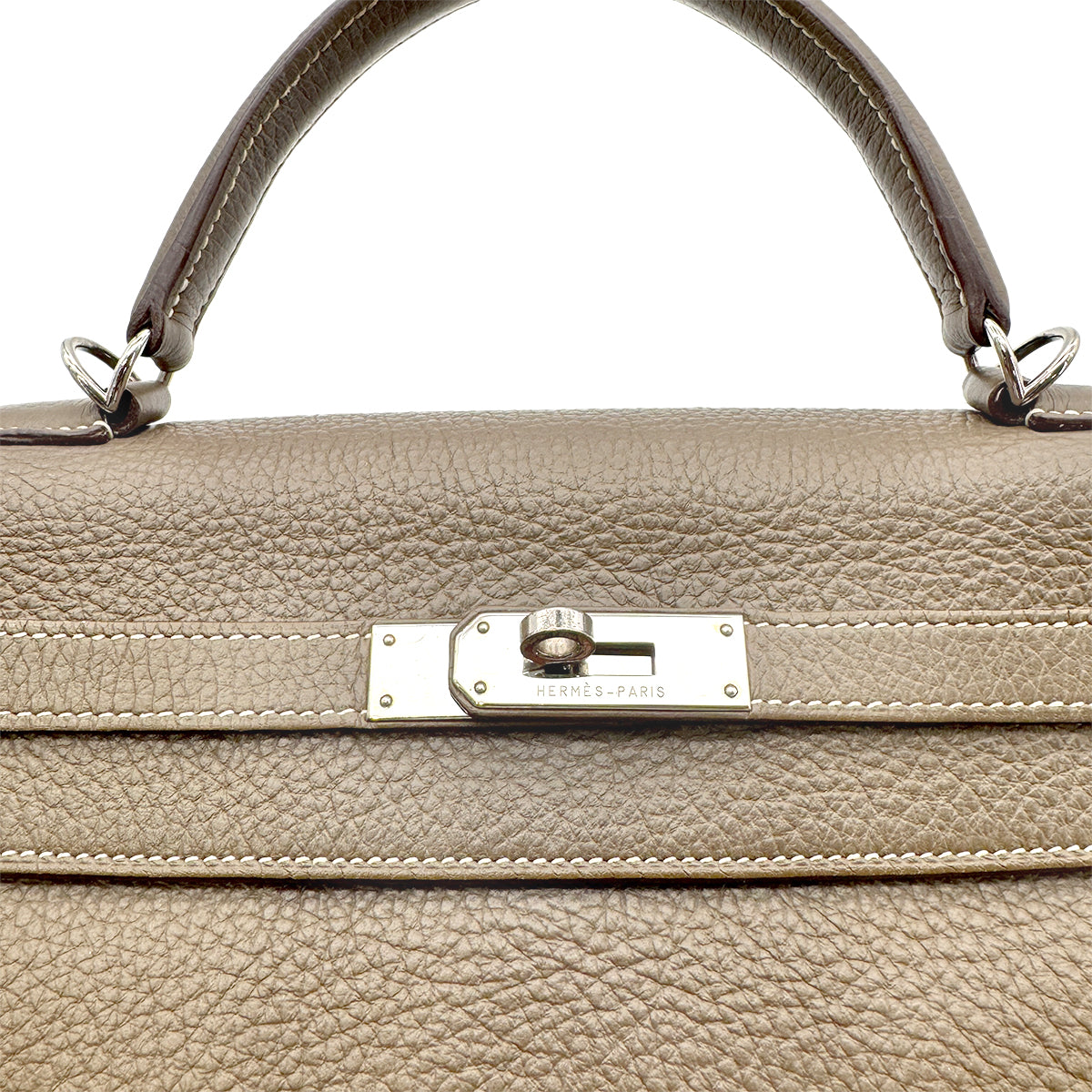 HERMES KELLY 32 AMAZON ETOUPE TOGO HAND SHOULDER BAG □N SHW 90277075