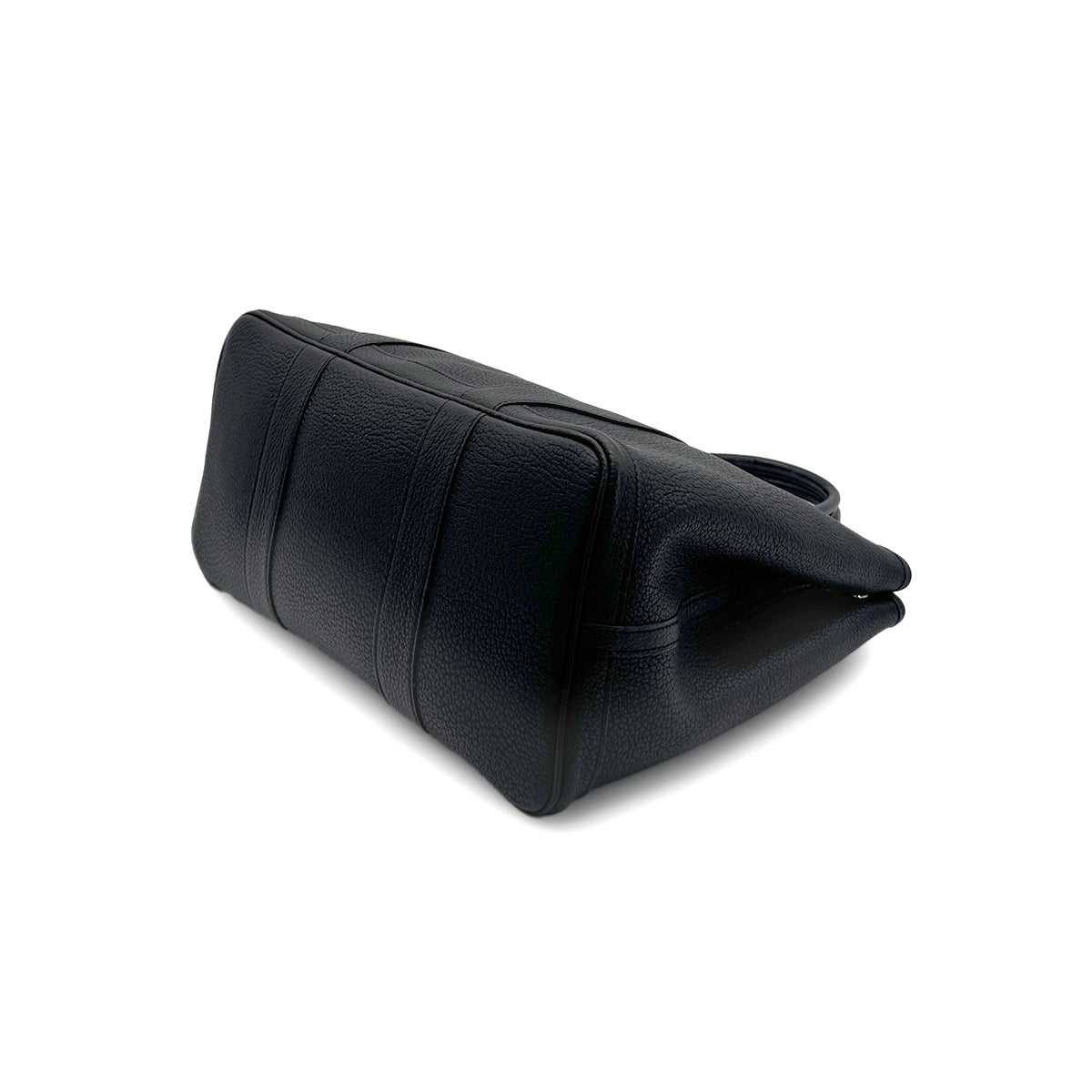 HERMES GARDEN PARTY PM BLACK VEAU NEGONDA TOTE BAG □P 90277077