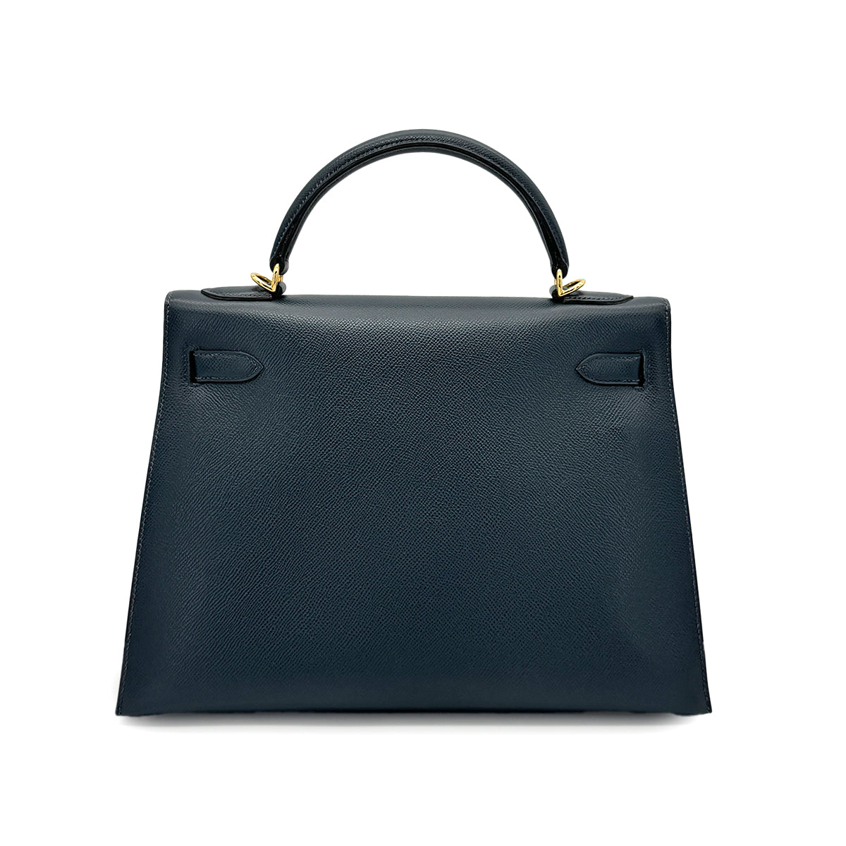 HERMES KELLY 32 SELLIER BLUE INDIGO EPSOM HAND SHOULDER BAG □G 90277085