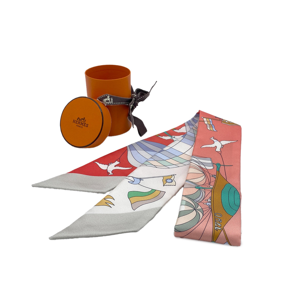 HERMES TWILLY LES FOLIES DU CIEL SCARF MULTICOLOR 90277253