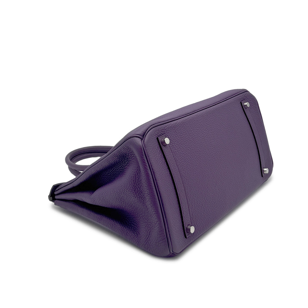 HERMES BIRKIN 35 ULTRA VIOLET TAURILLON CLEMENCE HAND BAG □P SHW 90277704