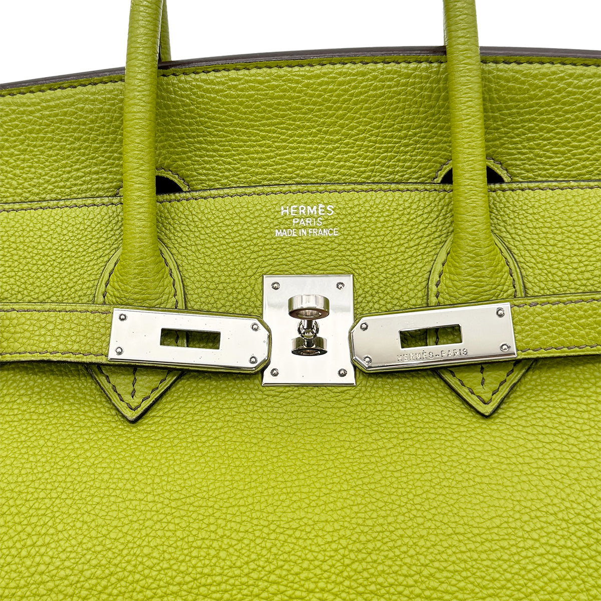 HERMES BIRKIN 35 ANIS GREEN TOGO HAND BAG □I SHW 90277705