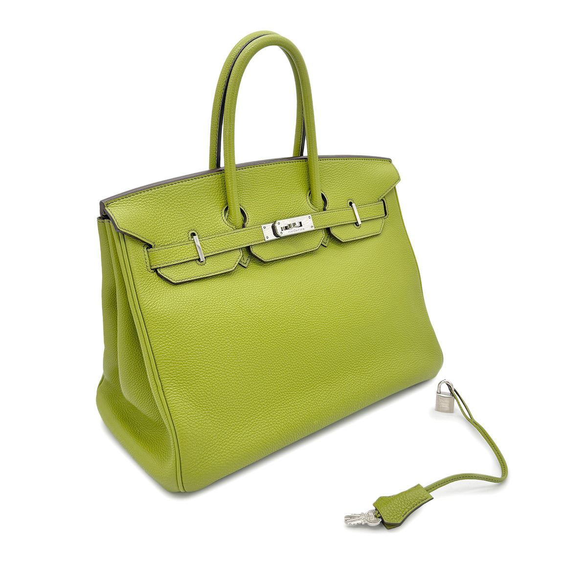HERMES BIRKIN 35 ANIS GREEN TOGO HAND BAG □I SHW 90277705