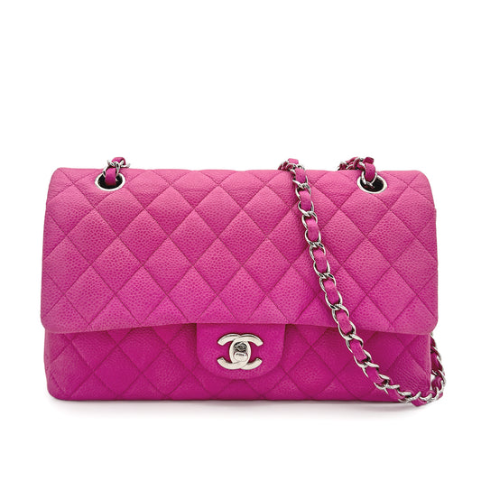 CHANEL MATELASSE CHAIN SHOULDER BAG PINK SOFT CAVIAR SKIN 90277711