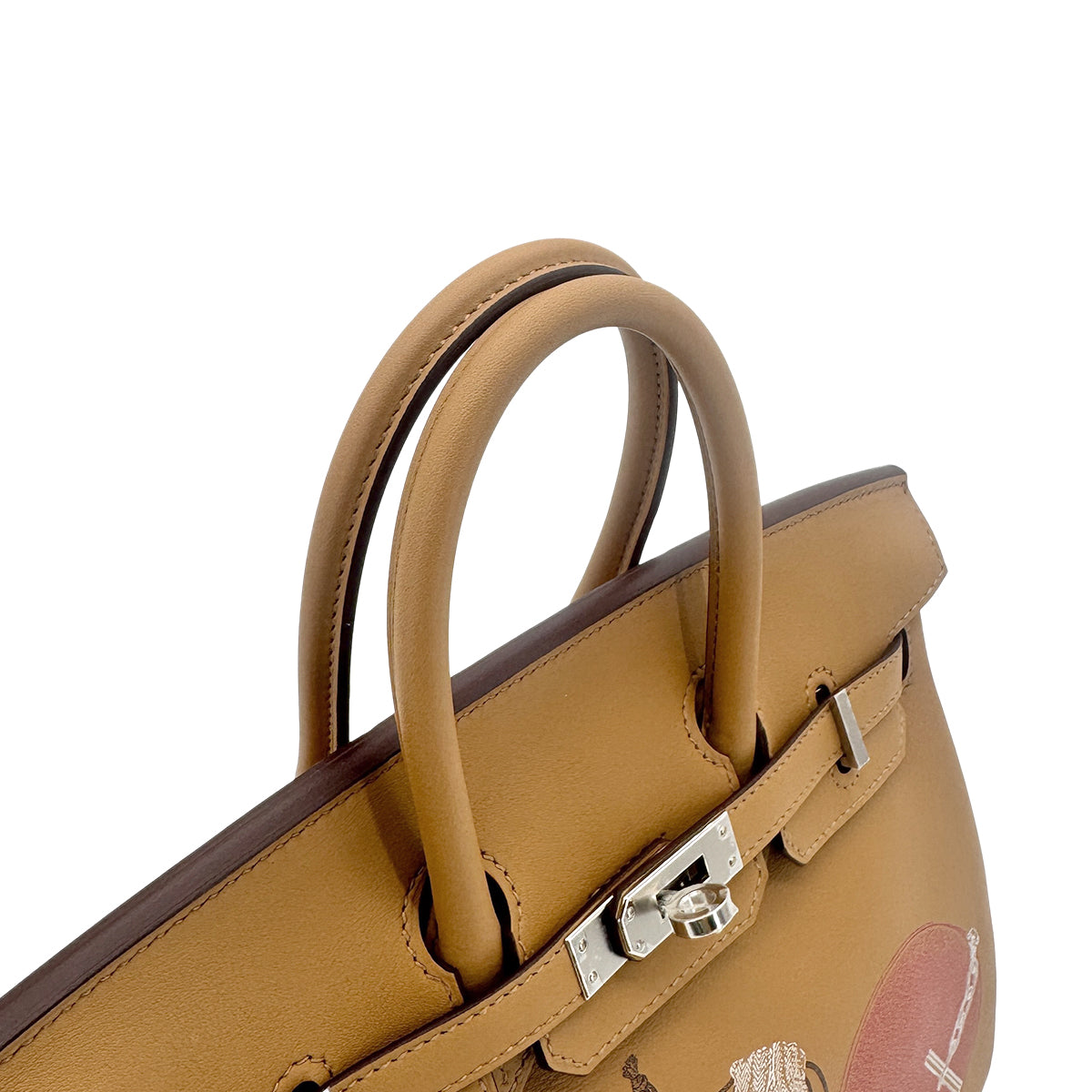 HERMES BIRKIN 25 IN & OUT BISCUIT SWIFT HAND BAG Z SHW 90278461