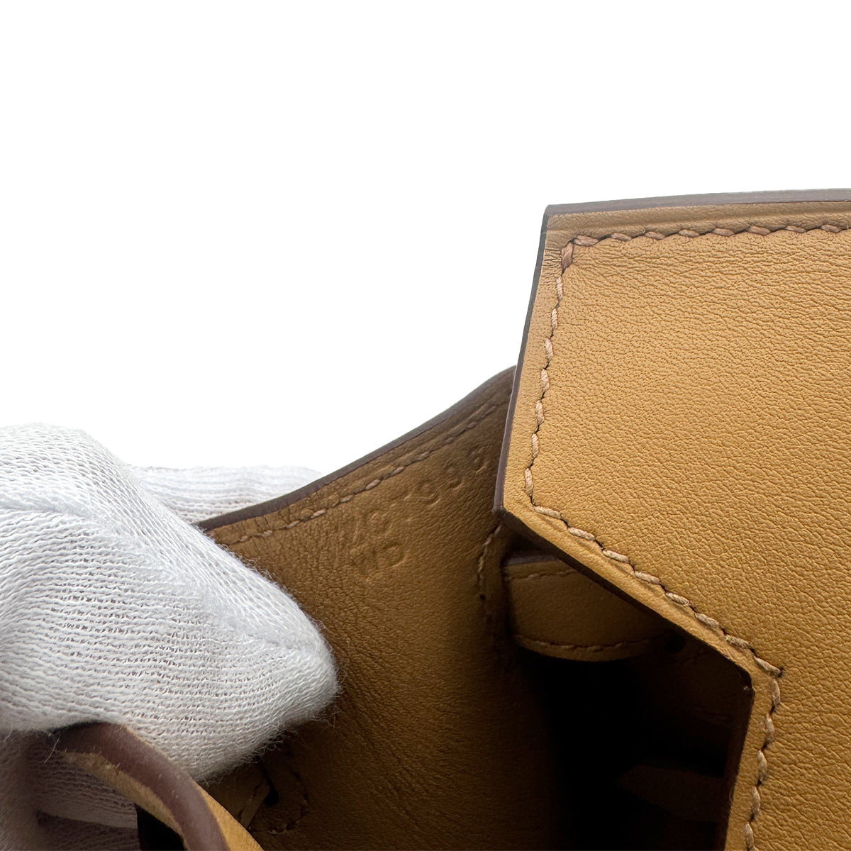 HERMES BIRKIN 25 IN & OUT BISCUIT SWIFT HAND BAG Z SHW 90278461