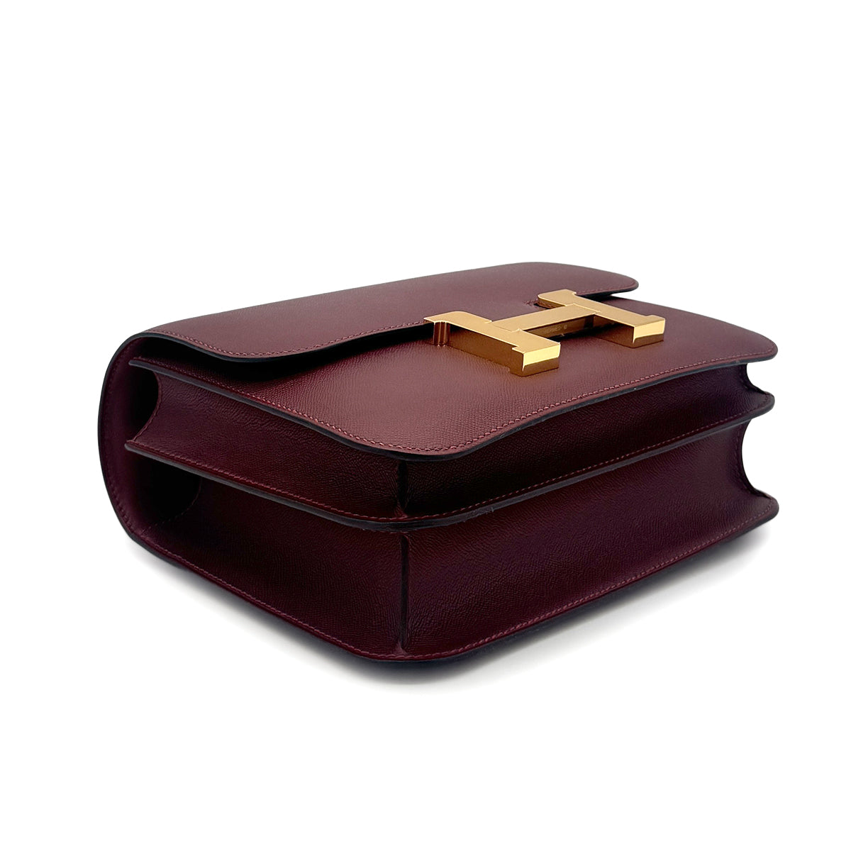 HERMES CONSTANCE3 24 ROUGE H VEAU MADAME SHOULDER BAG Z GHW 90278462