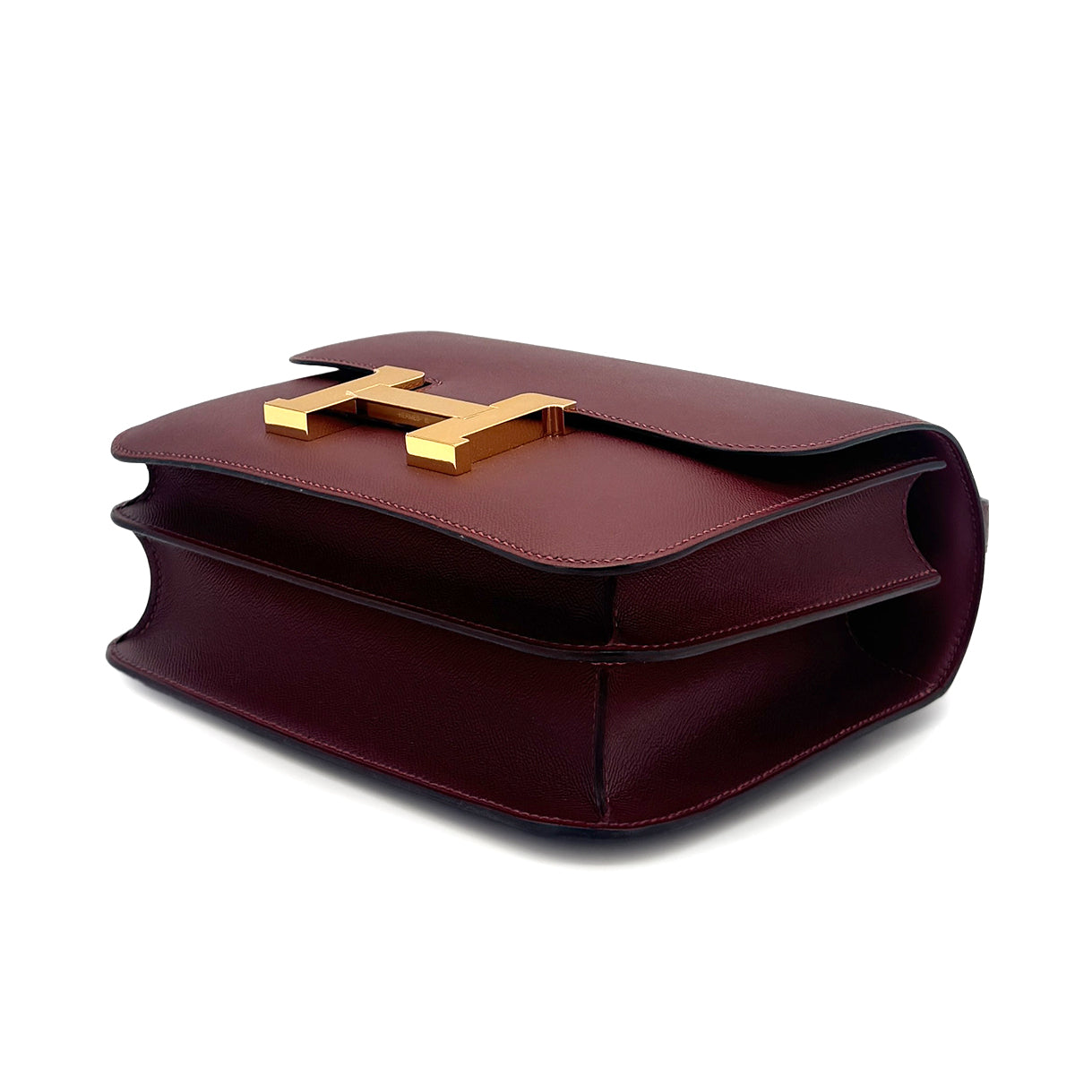 HERMES CONSTANCE3 24 ROUGE H VEAU MADAME SHOULDER BAG Z GHW 90278462