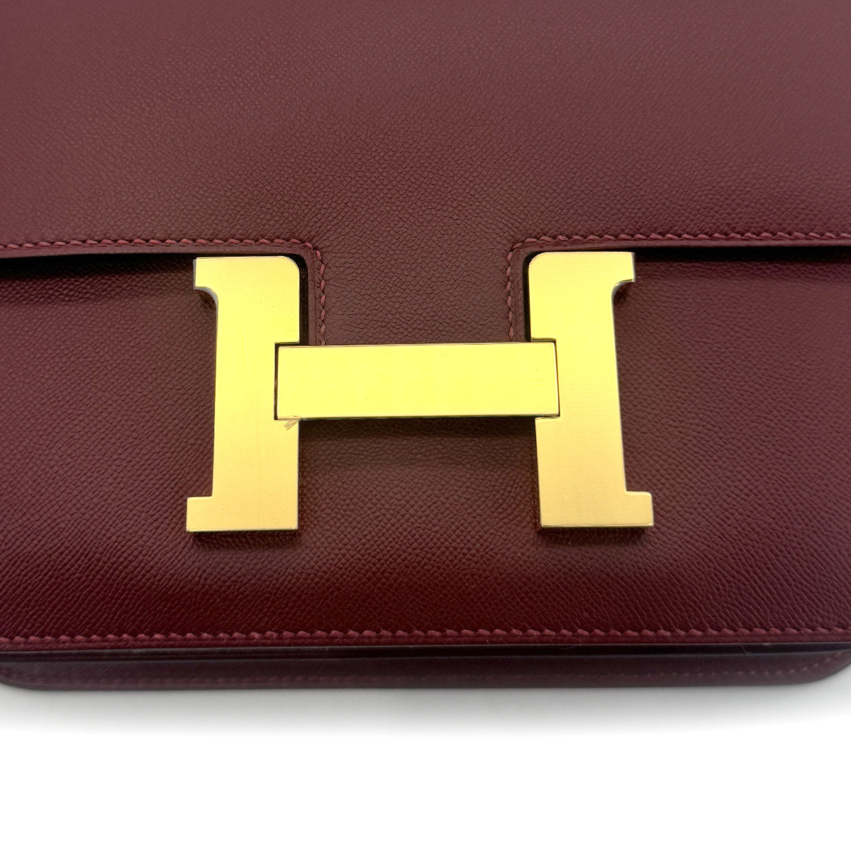 HERMES CONSTANCE3 24 ROUGE H VEAU MADAME SHOULDER BAG Z GHW 90278462
